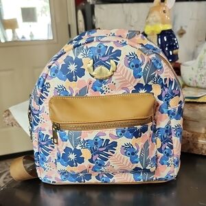 DISNEY X BIOWORLD LILO & STITCH TROPICAL MINI BACKPACK